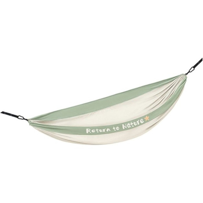Гамак NATUREHIKE NH21DC011 одноместный ультралёгкий светло-серый с зеленым 6977465862563