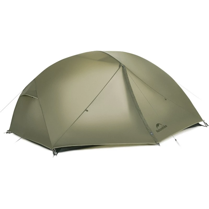 Палатка NATUREHIKE MONGAR CNK2550WS037 20D трехместная, зеленый 6977465863577