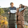 Спальный мешок NATUREHIKE U SERIES U350 двойной хлопок осень-зима молния слева Green 6927595767238GL
