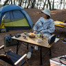 Стол NATUREHIKE MW03 NH19Z003-D складной цвет орех 6927595798072